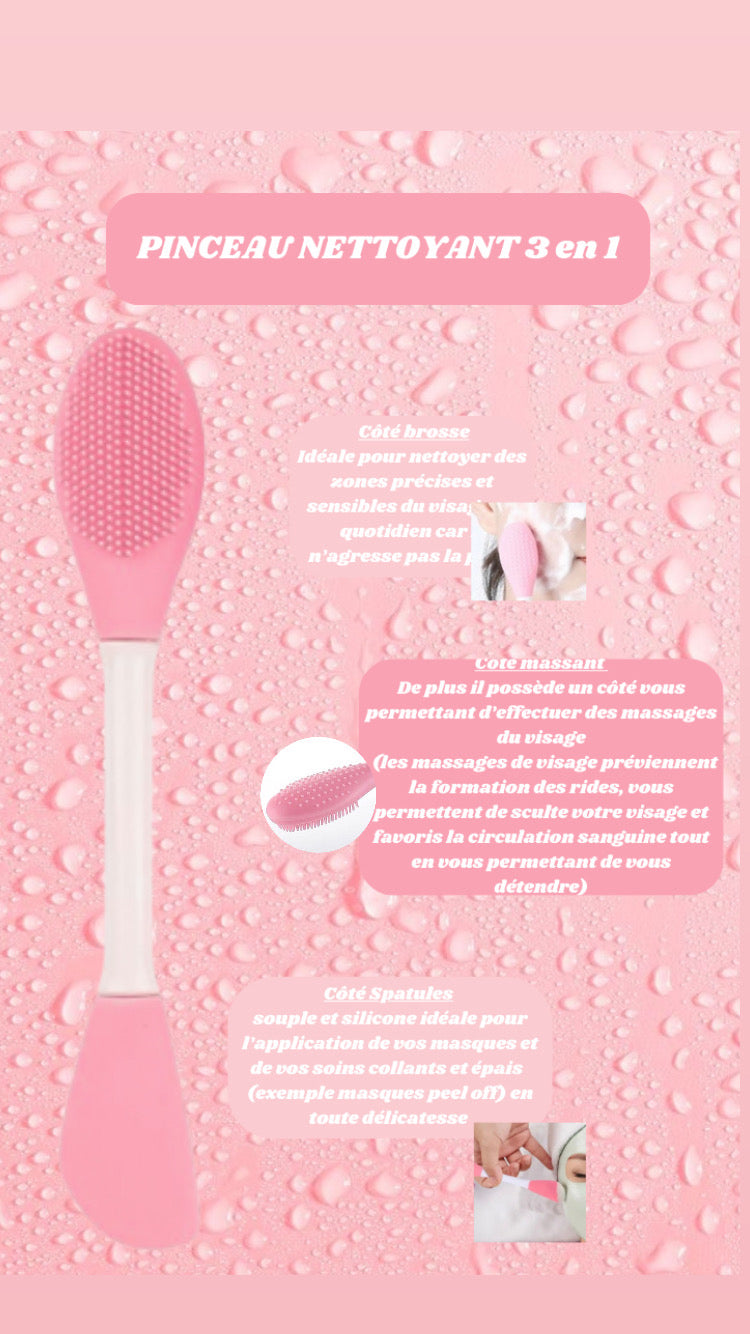 Pinceaux Nettoyant 3 en 1